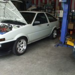 千葉県Ｋ様　車検お預かりＡＥ86トレノ