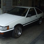 県内Ｏ様　車検お預かりＡＥ85改レビン