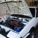 東京都Y様 AE86トレノラジエーター交換