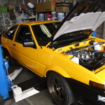 県内Ｔ様　お預かりＡＥ８５改トレノ