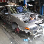 ＡＥ８６北米仕様　仕入れ車両仕上げ中